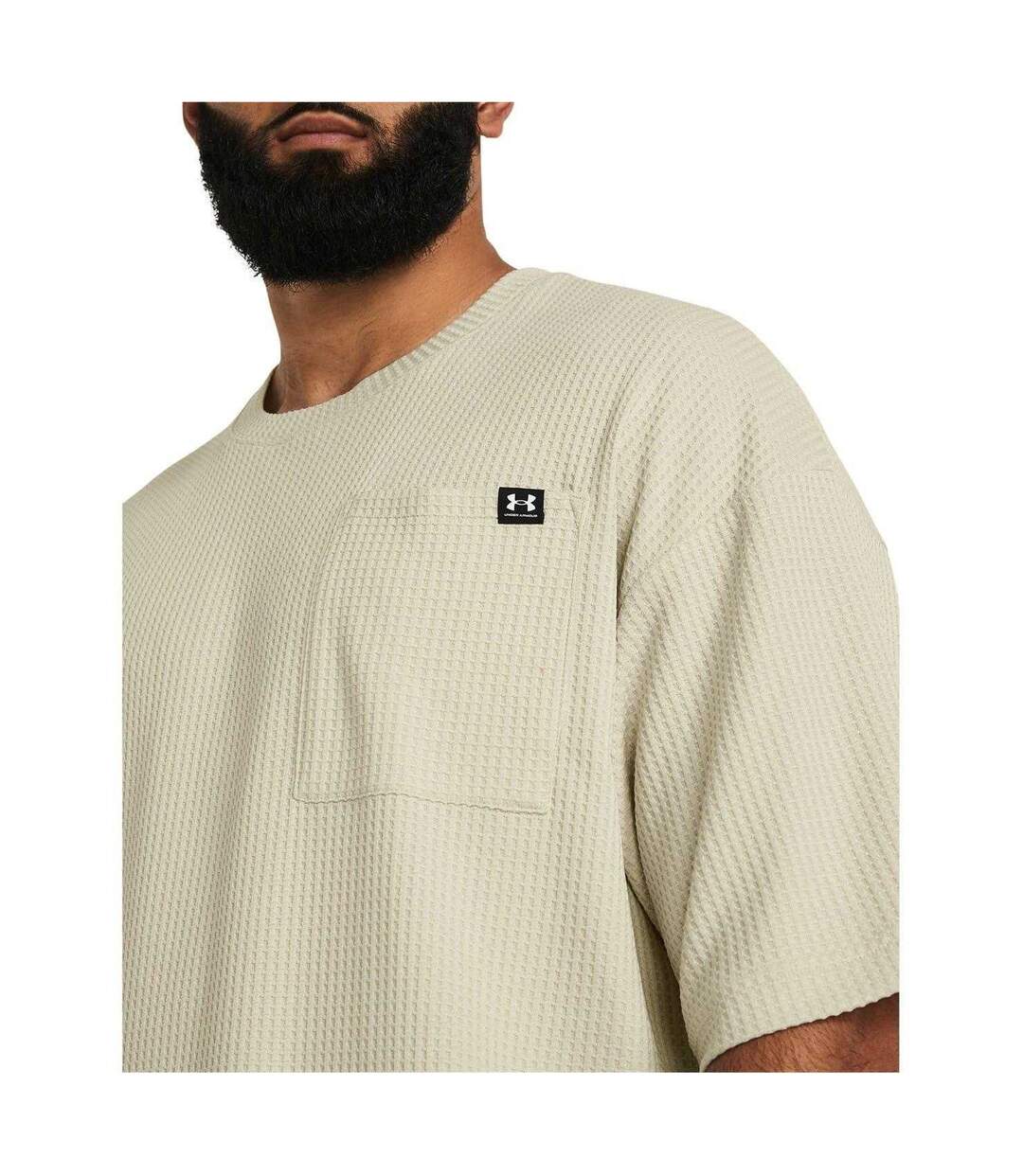 T-shirt Rival Homme Blanc Under Armour-4