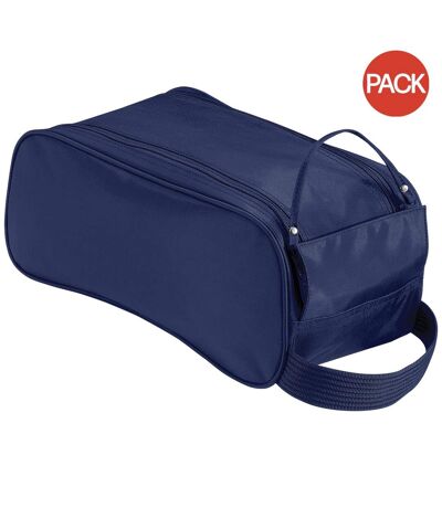 Pack of 2  Teamwear shoe bag 2.3 gal  one size french navy Quadra