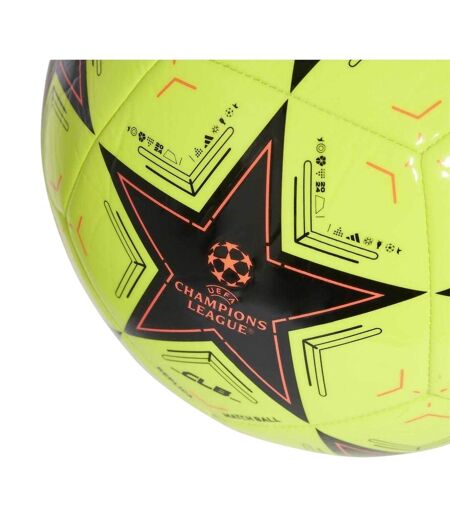 Ballon De Foot Motif/style Ligue Des Champions De L´uefa Glider Taille 5 Jaune Noir Adidas