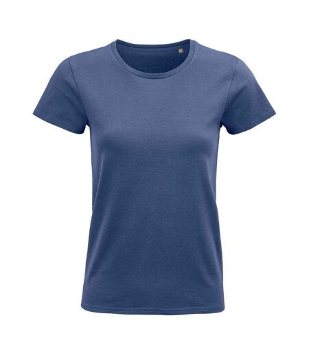 SOLS Womens/Ladies Pioneer T-Shirt (Denim) - UTPC5342