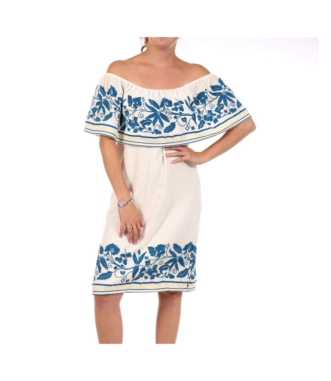 Robe beige femme scotch & soda 136826-1