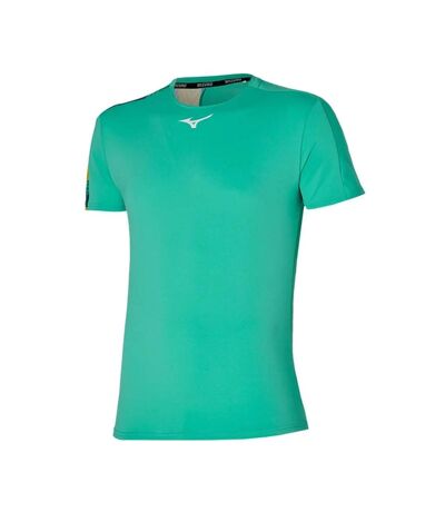 T-shirt de Tennis Vert Homme Mizuno Tennis Shadow - S