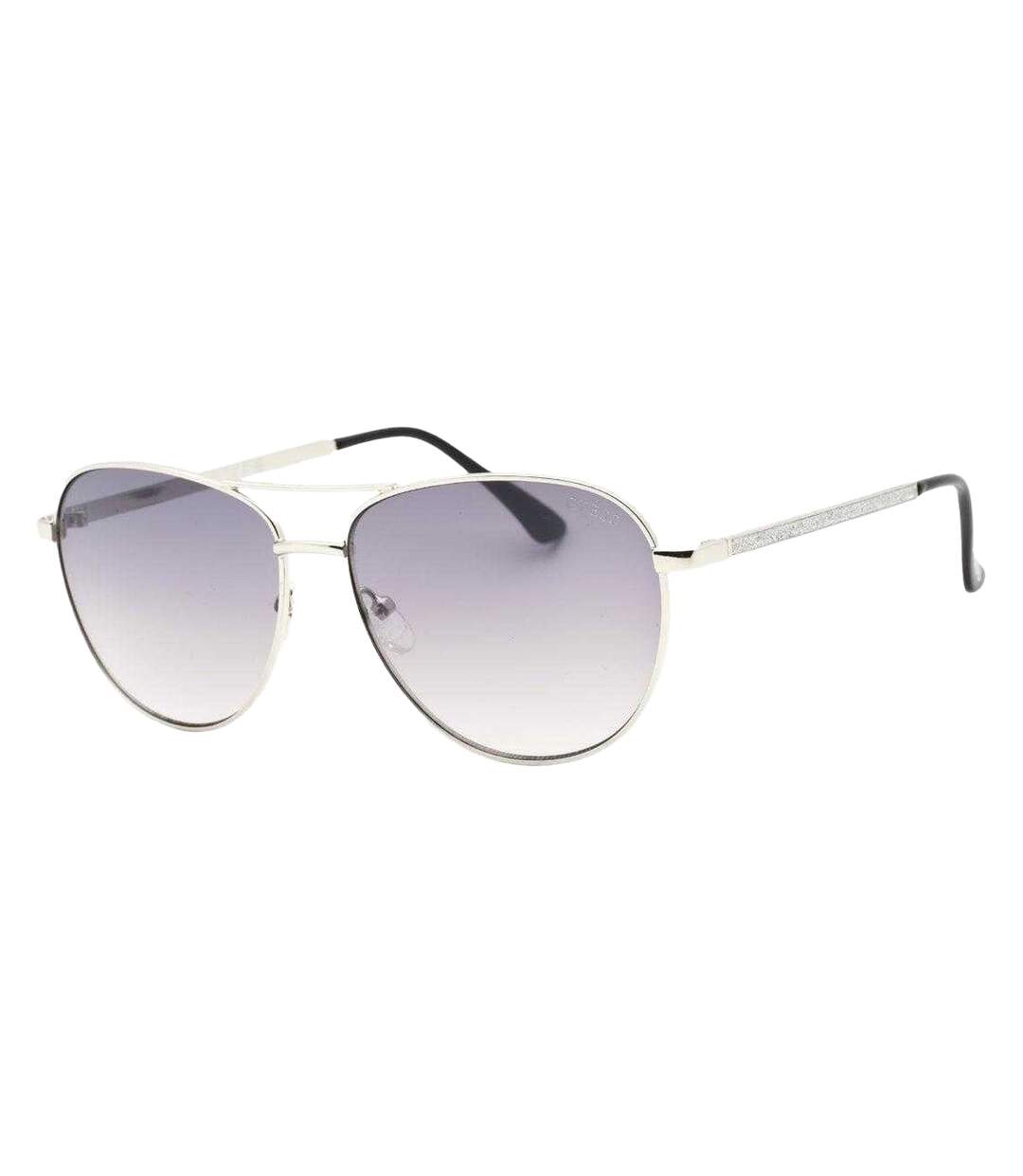 Lunettes De Soleil Motif/style Dégradé Femme Taille Unique Argenté Guess-1
