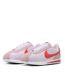 Womens/ladies Cortez Suede Trainers Pink Foam Nike-3