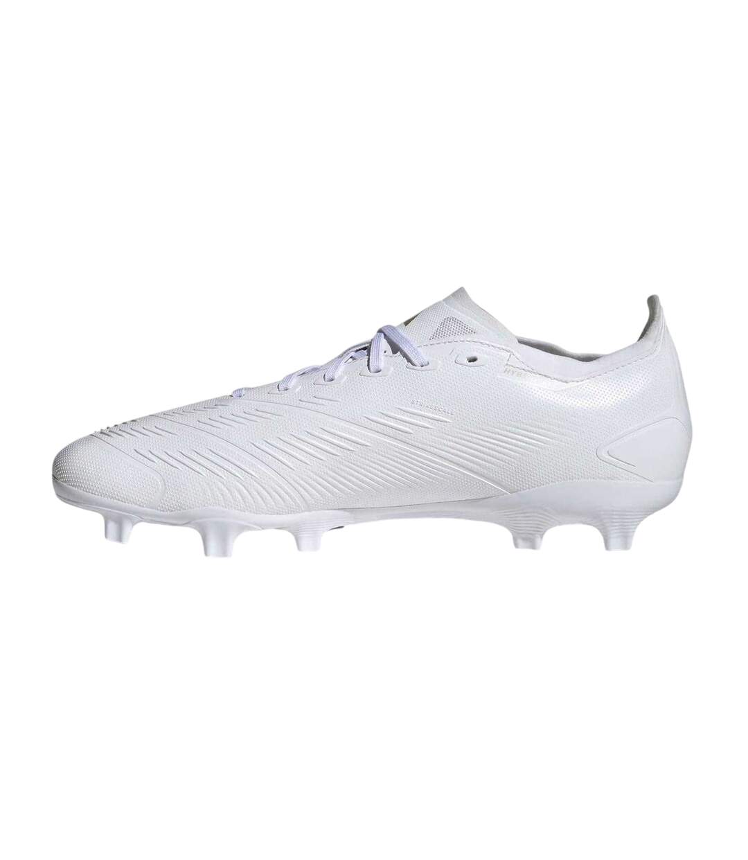 Mens Predator 24 League Leather Firm Ground Football Boots White Gold Bling Adidas-3