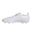 Mens Predator 24 League Leather Firm Ground Football Boots White Gold Bling Adidas-3