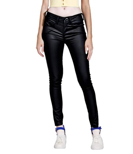 Jean femme taille basse - Effet push up - Couleur noir