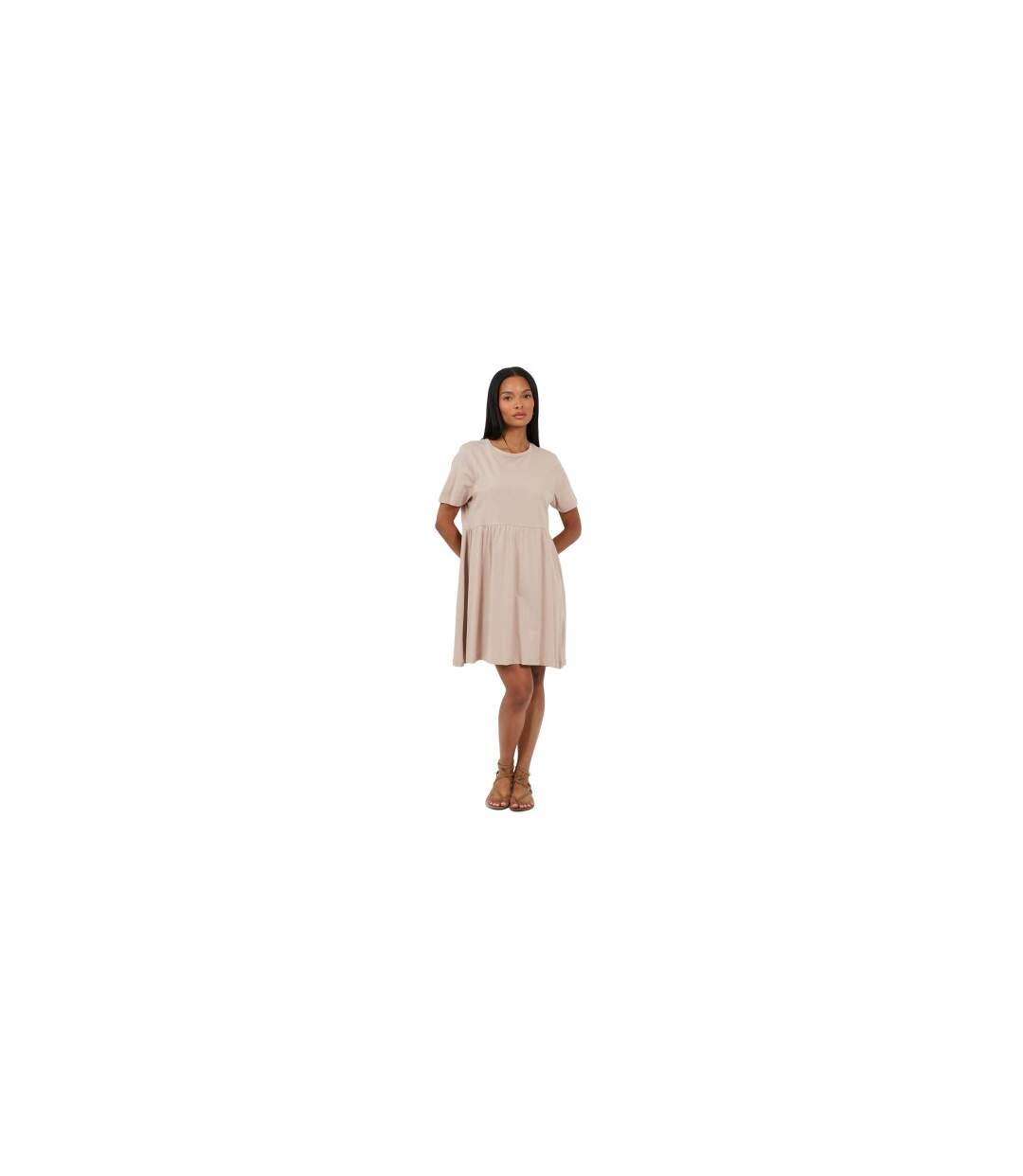 Robe Courte Manches Courtes Femme Champignon Brave Soul-1