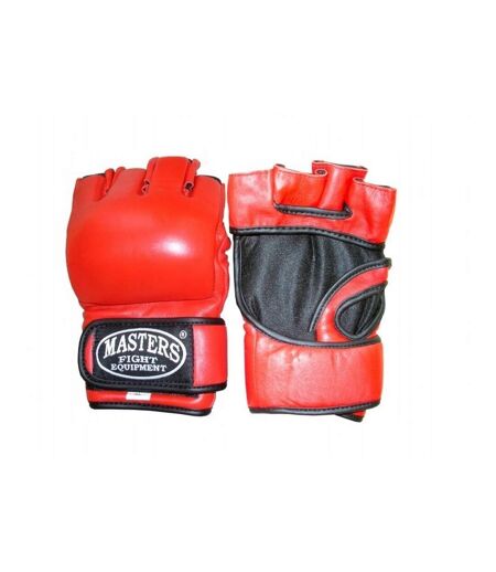 Gants D´entraînement De Boxe Mma Rouge Masters