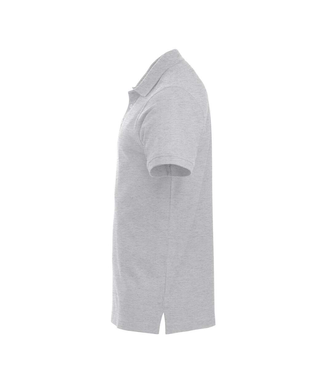 Mens Classic Lincoln Polo Shirt Ash Clique-3