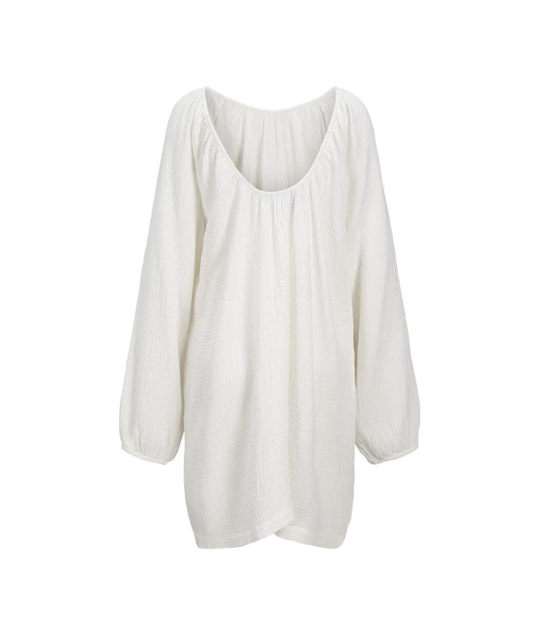 Robe blanche femme jjxx muslin - l-3