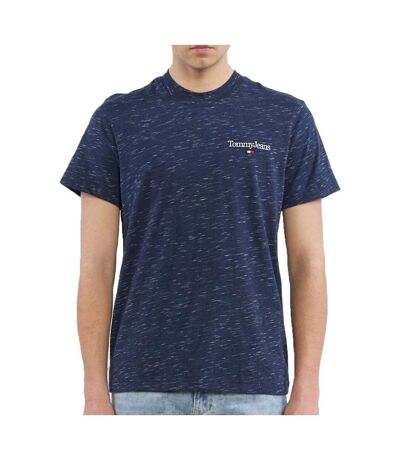 T-shirt Marine Homme Tommy Hilfiger Heathered - M