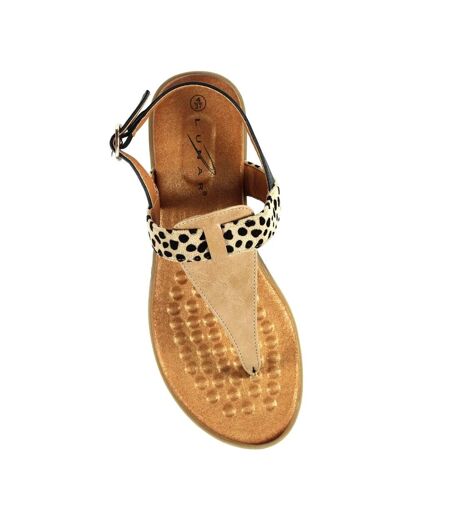 Sandales Gina Femme Beige Lunar