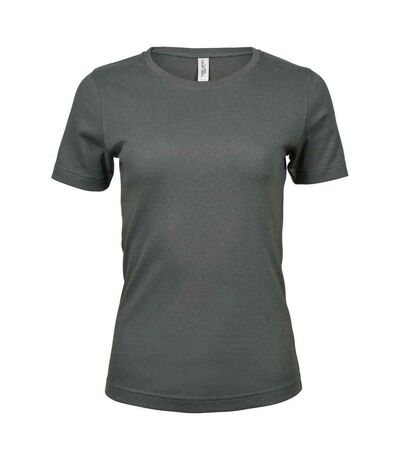T-shirt interlock femme gris foncé Tee Jays Tee Jays