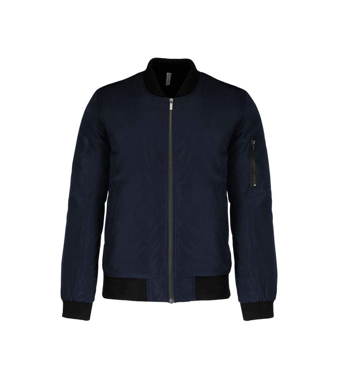 Blouson bomber homme - K6122 - bleu marine-1