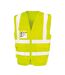 Unisex adult heavy duty security vest yellow SAFE-GUARD by Result