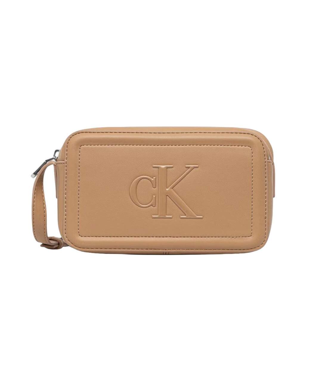 Sac à bandoulière camel femme calvin klein jeans bold camera-1