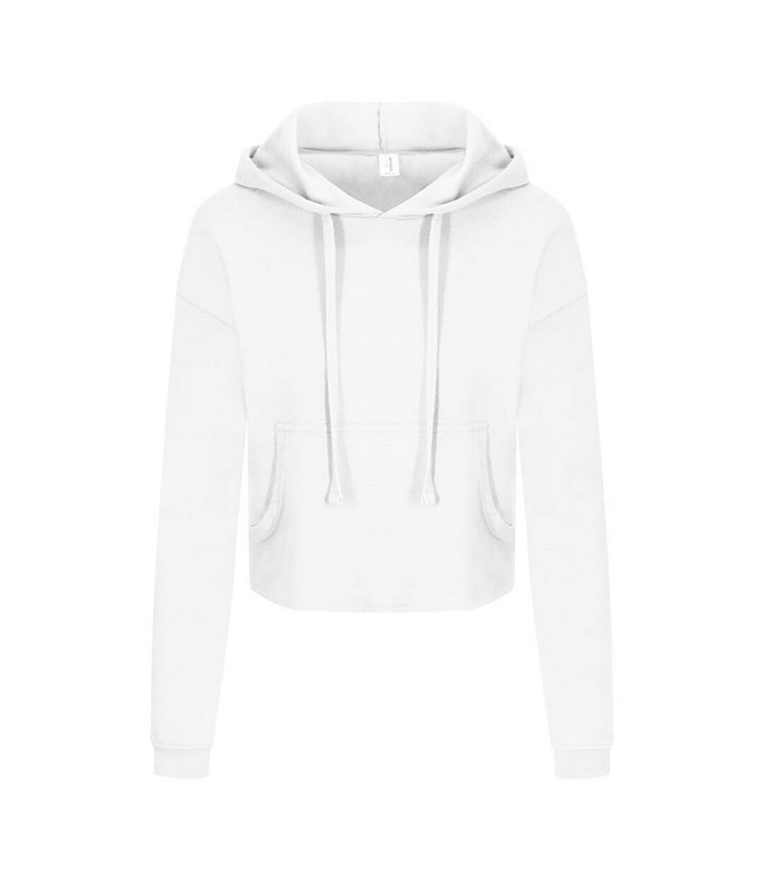 Sweat à capuche girlie femme blanc Awdis-1