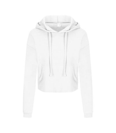 Sweat à capuche girlie femme blanc Awdis