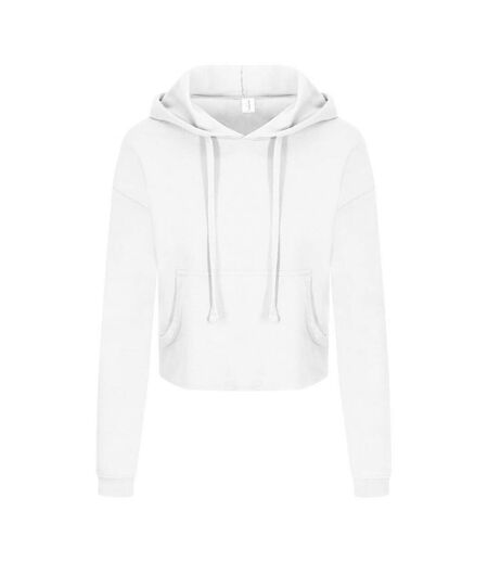 Sweat à capuche girlie femme blanc Awdis