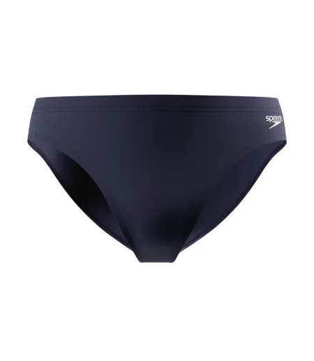 Mens Big Logo Endurance+ Swim Briefs Navy Speedo