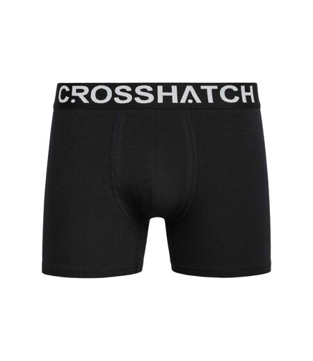 Pack of 5  Mens astral boxer shorts  black Crosshatch