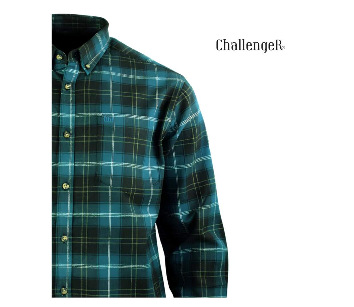 CHALLENGER TRIVIO1 - Chemise à carreaux en Coton gratté à carreaux pour un confort thermique optimal-4