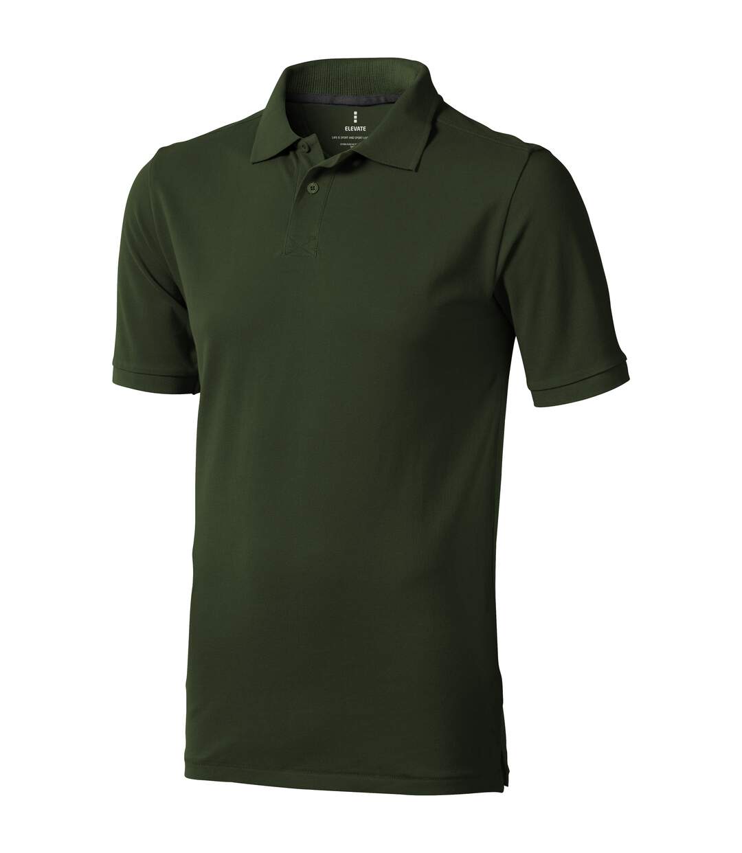 Elevate - Polo manches courtes Calgary - Homme (Vert militaire) - UTPF1816