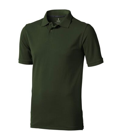 Elevate Mens Calgary Short Sleeve Polo (Pack of 2) (Army Green)