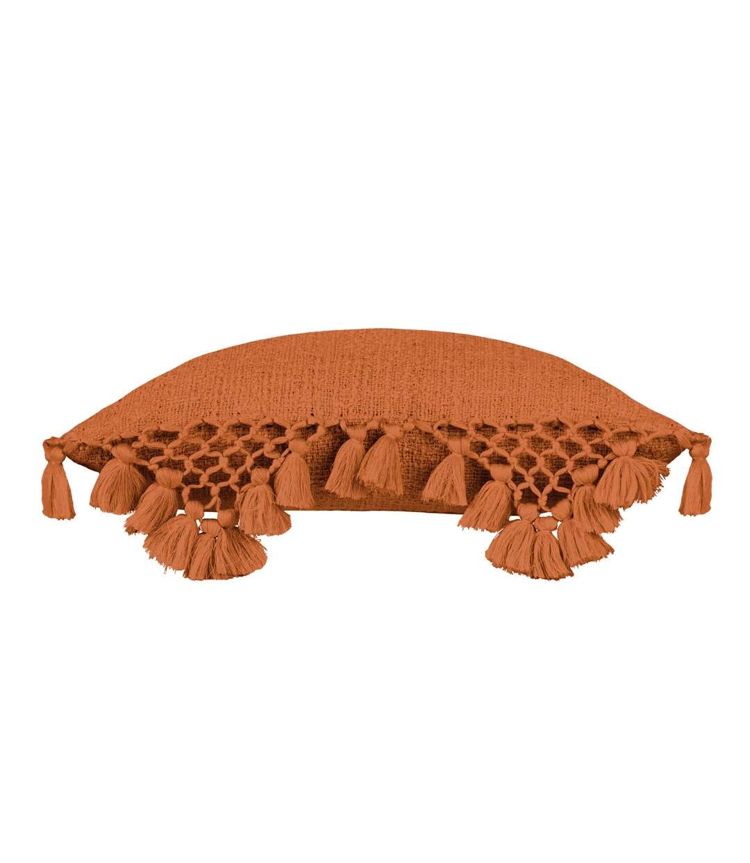 Anko tassel macramé cushion cover 45cm x 45cm pecan Yard