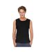 B&C Mens Move Sleeveless Athletic Sports Vest Top (Black) - UTRW3499