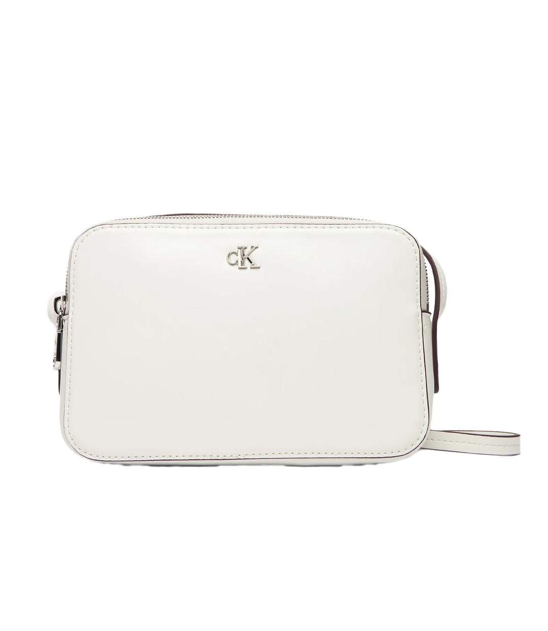 Sac à bandoulière blanc femme calvin klein jeans ck camera-1