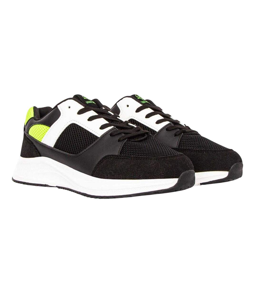 Mens Contrast Trainers Blue Yellow Loyalty & Faith-3