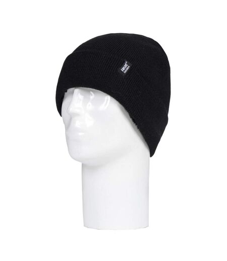 Mens Star Wars Black Thermal Beanie Hat for Winter