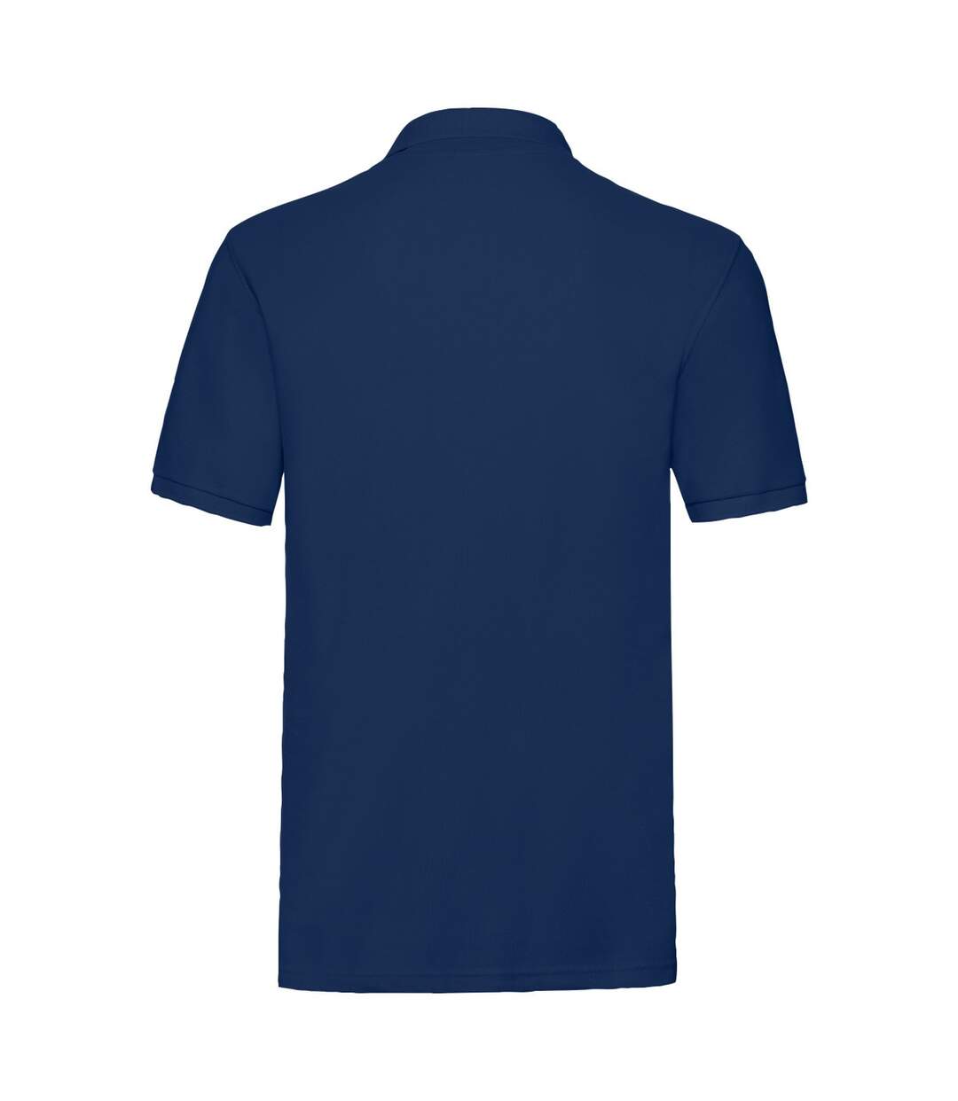 Mens premium pique polo shirt navy Fruit of the Loom