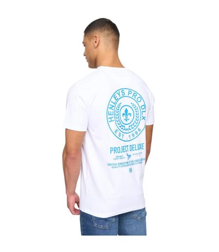 T-shirt henstamp homme blanc Henleys