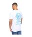 T-shirt henstamp homme blanc Henleys-2