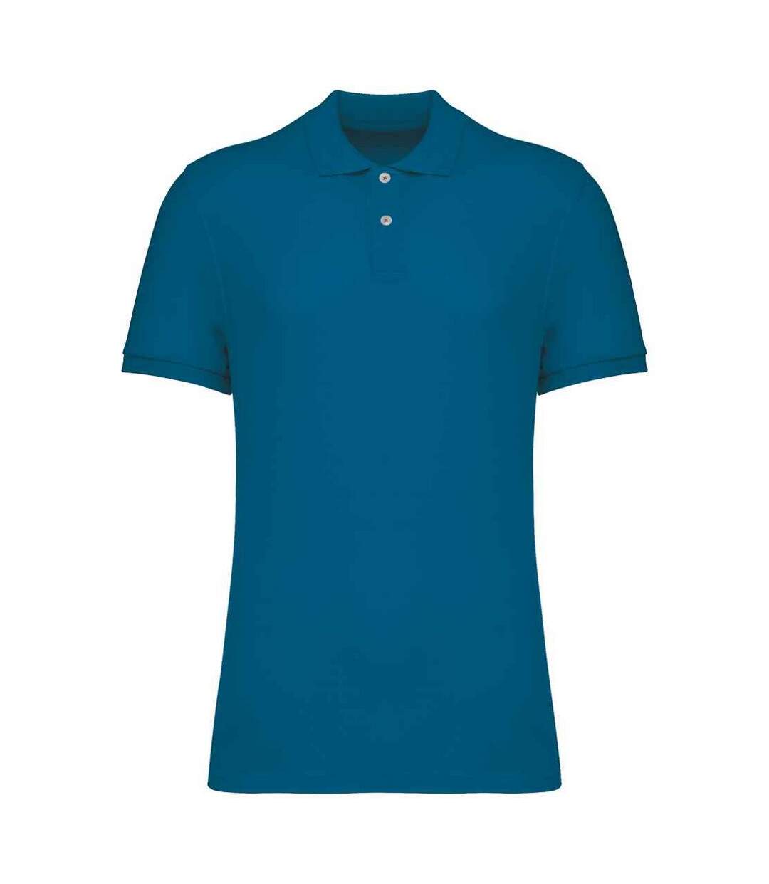 Mens pique polo shirt blue sapphire Native Spirit