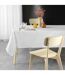 Nappe Jacquard Plumette 140x240cm Blanc-3