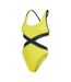 Womens/ladies Regular One Piece Swimsuit Green Speedo-1