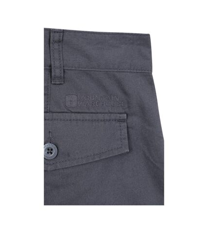 Mens lakeside cargo shorts dark grey Mountain Warehouse