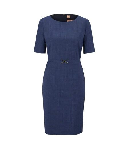 Robe Daleah Femme Bleu Hugo Boss