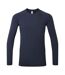 Mens unstoppable fresh underscrub base layer top heather navy Onna-1