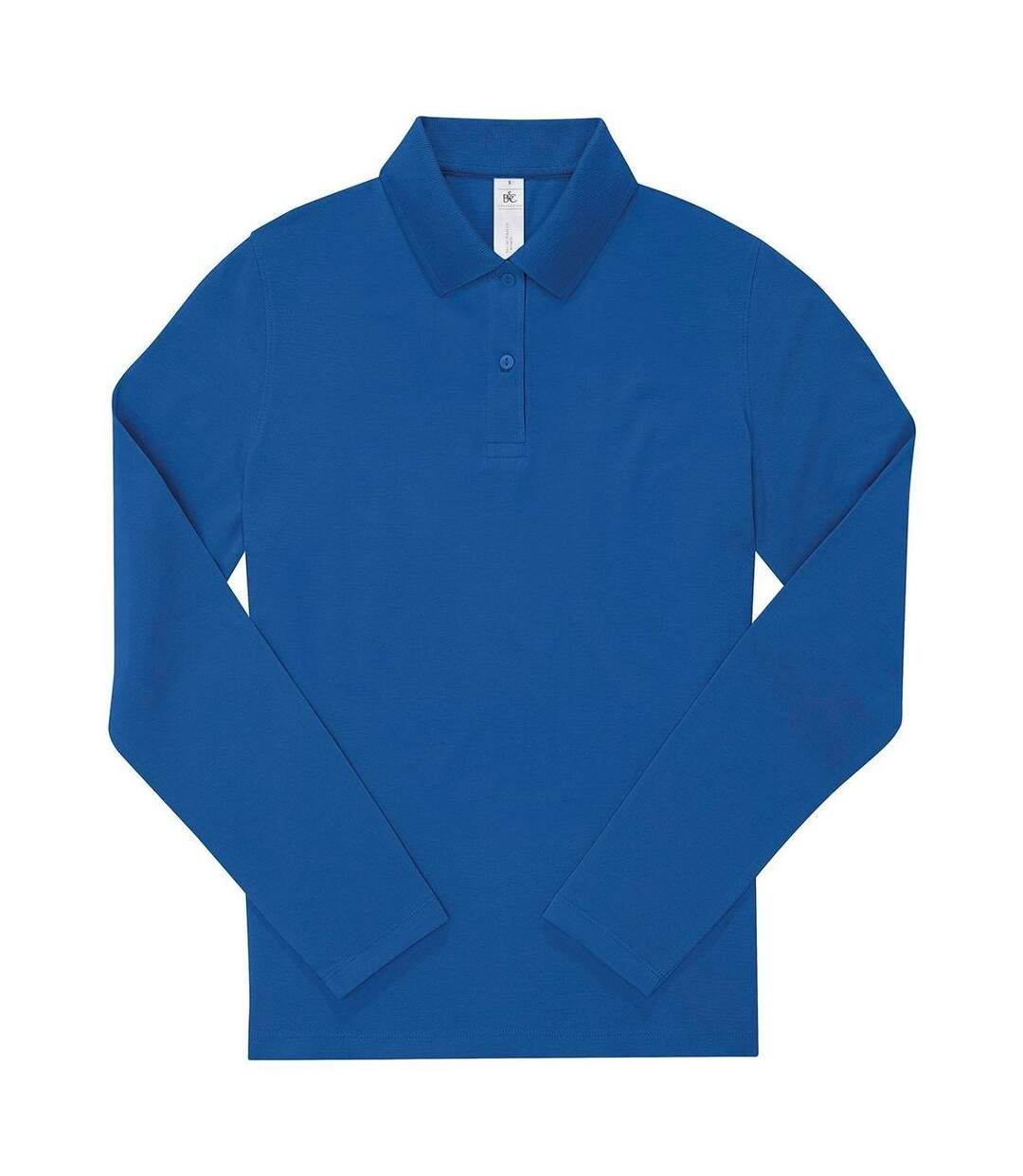 Polo manches longues- Femme - PW464 - bleu roi