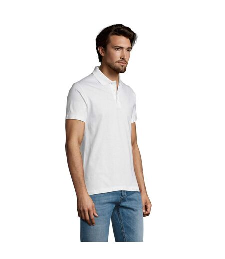 Polo Prescott Homme Blanc SOLS