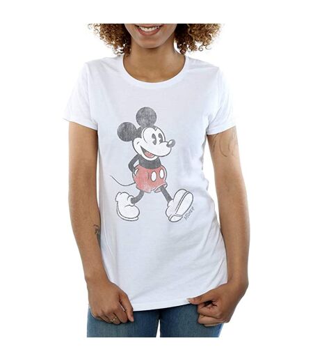 Disney - T-shirt WALKING - Femme (Blanc) - UTBI1193