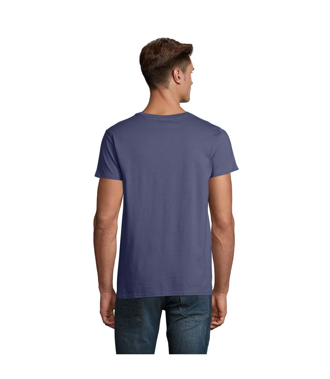 T-shirt Pioneer Homme Bleu Denim SOLS-3