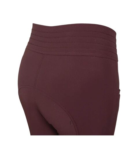 Womens/ladies Fenham Diamante Breeches Bordeaux Coldstream