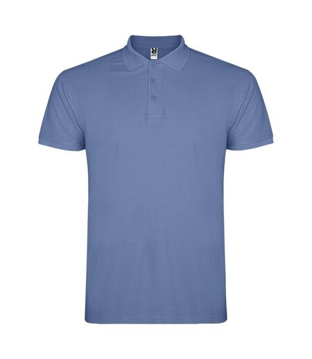 Roly Mens Star Short-Sleeved Polo Shirt (Riviera Blue)