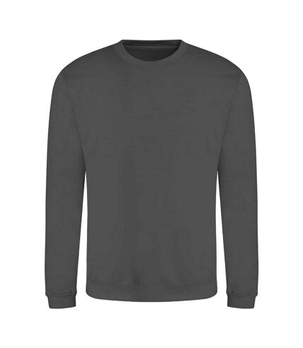 Sweatshirt unisexe gris acier Awdis